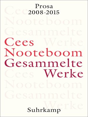 cover image of Gesammelte Werke, Band 10